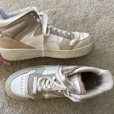 Baskets montantes blanches