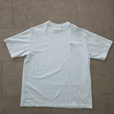 T-shirt Ami Paris bleu bébé