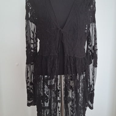 Black Lace Cardigan
