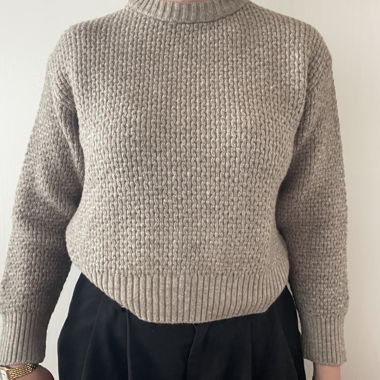 Maglione in lana lavorato a maglia