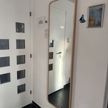 Wooden frame mirror