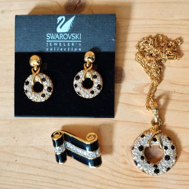 Swarovski Earrings & Necklace (NOT SOLD SEPARATELY)