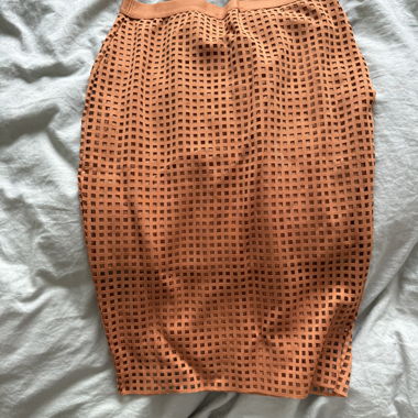 Orange Net Skirt