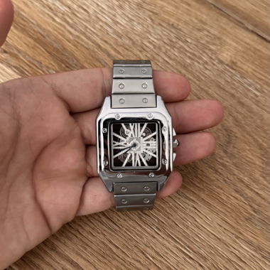 Orologio da polso color argento
