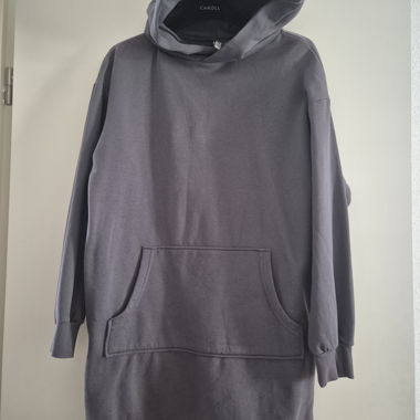 Long Grey Hoodie
