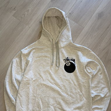  Stussy 8 Ball Hoodie - Grey size M