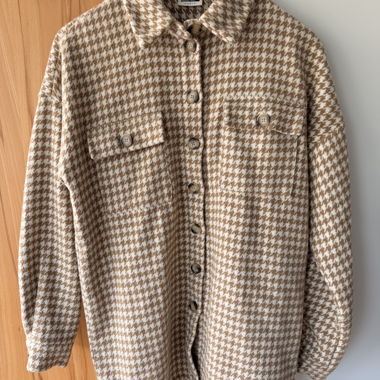 Giacca oversize a pied de poule NOISY MAY