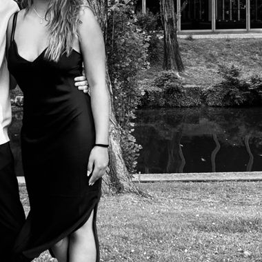 Abito in raso nero Anna Field