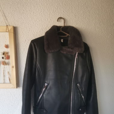 Kunstlederjacke