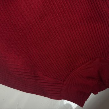 Pull turtle neck rouge 
