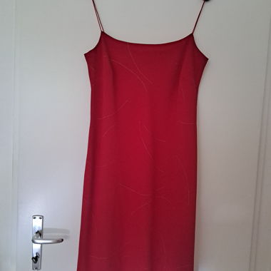 Red Satin Dress