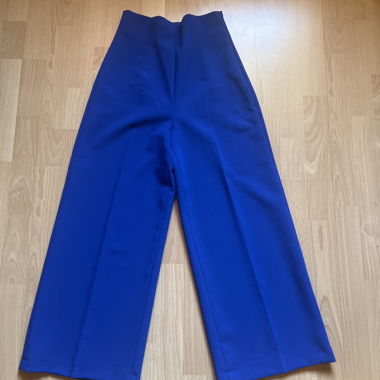 ZARA Wide Blue Trousers