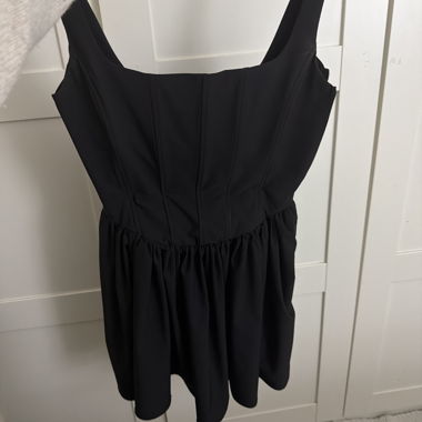Robe corset noire