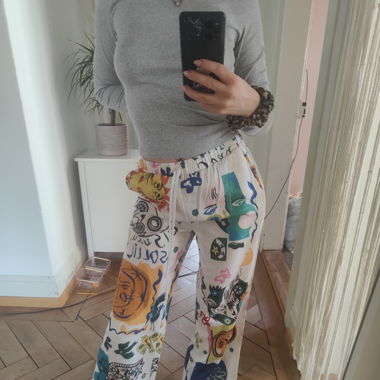 Luftige Printhose