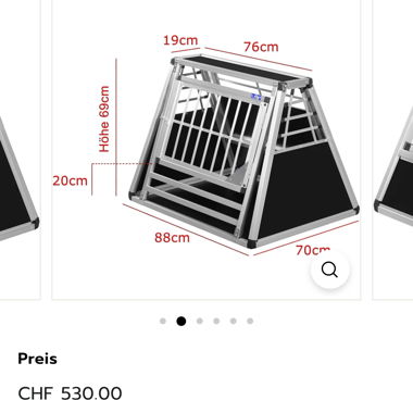 Alpuna Transportbox Dog Crate for Golf