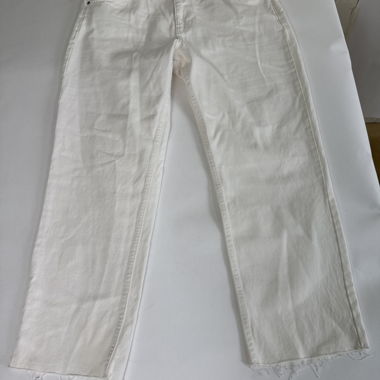 MNG weisse Straight-Jeans