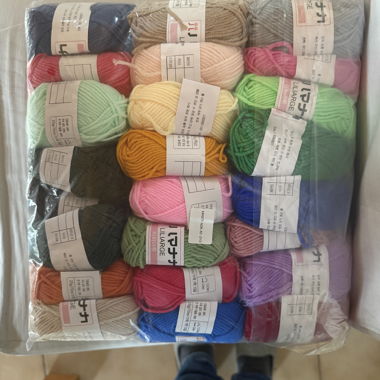 Lot de fil acrylique 