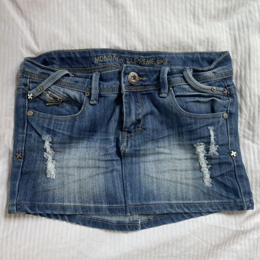 Jupe-culotte en jean vintage