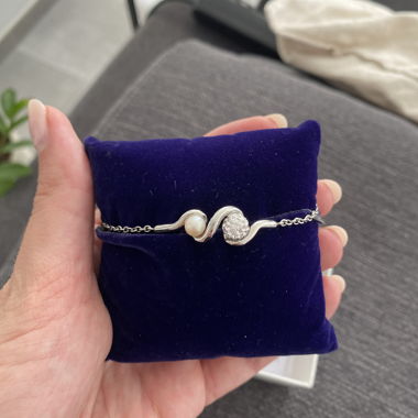 Bracelet avec perle et pavé Morellato Luminosa