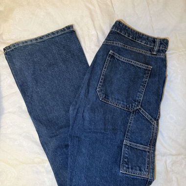 Jeans cargo blu scuro