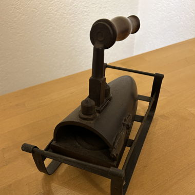 Gusseisen Bügeleisen antik
