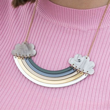 Tatty Devine, Rainbow Necklace, Pride