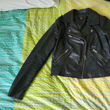 False leather jacket 