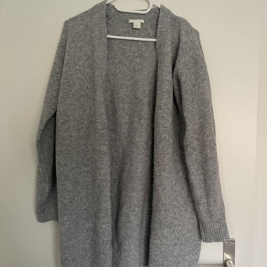 Gilet en maille gris