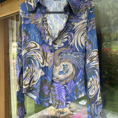 Mulberry Vintage Printed Blouse