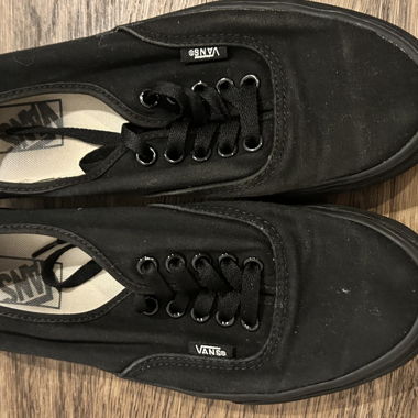 Schwarze Vans