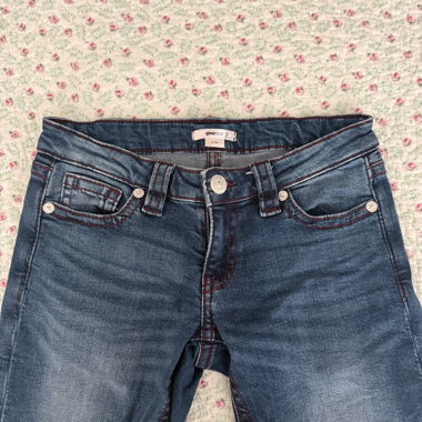 Jeans blu a zampa