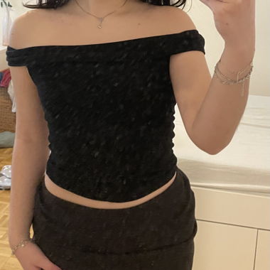schulterfreies top