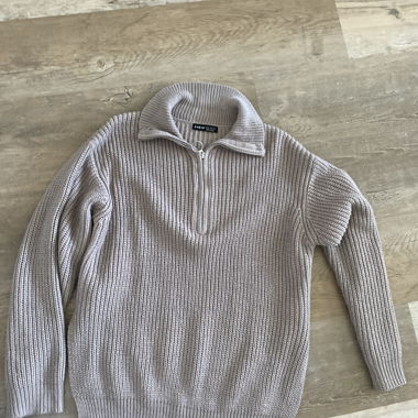 Maglione in maglia SHEIN con zip