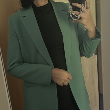 Veste blazer verte