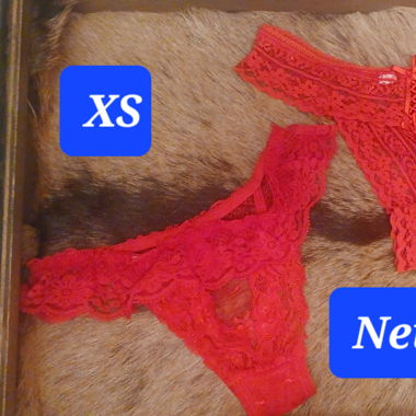 Neue rote Höschen 