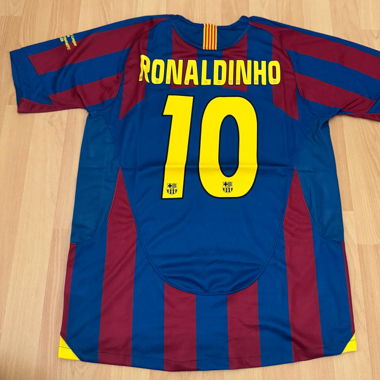 Fussball Trikot Ronaldinho Barca