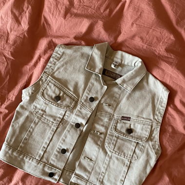 Jeans-Weste