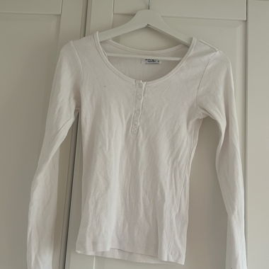T-shirt manches longues blanc