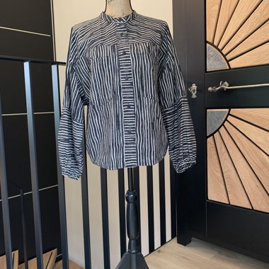 POMANDERE Bluse gestreift Gr. 36