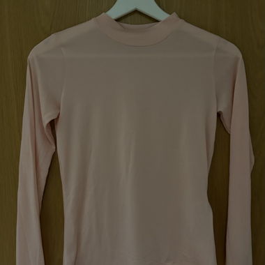 Asics pink long sleeve sport top XS