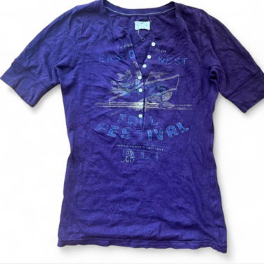 Henley vintage American Eagle viola (M)