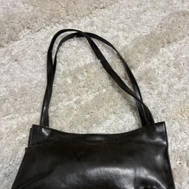 Vintage Guess Baguette Tasche Dunkelgrün