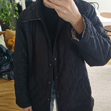 Black oversized jacket