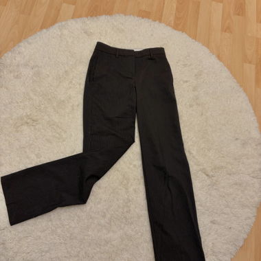 Bershka brown pinstripe pants