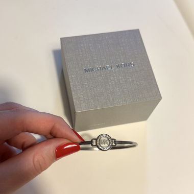 Michael Kors Armreif silber/glitzer