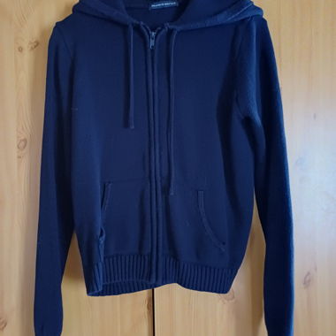 Cardigan in maglia blu navy