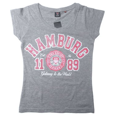 Graues Hamburg T-Shirt von FOX