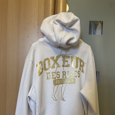 Boxeur des rues, Pullover, Weiss Gold 