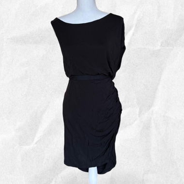 Diesel Draped Black Dress
