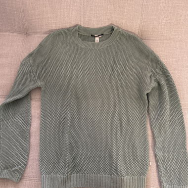 Strickpullover in Gruen